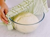 Step-by-step basic bread dough recipe