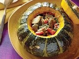 Stuffed Kabocha Squash with Arabic Lamb Stew Recipe