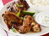 Tandoori wings with cucumber yoghurt recipe