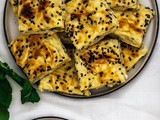 Turkish borek recipe with cheese and herbs