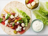 Turkish wraps with garlic sauce recipe