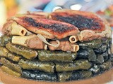 Upside-down knuckled grape leaves recipe