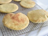 Yogurt pita bread