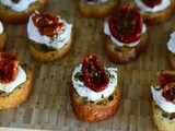 Za’atar Roasted Tomato Crostini with Labneh Recipe