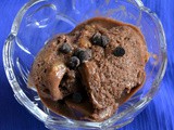 Banana chocolate ice cream - eggless icecream