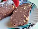 Biscuit chocolate log - no bake dessert recipes