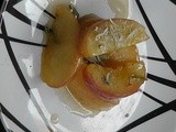 Cardamom Flavored Poached Apple