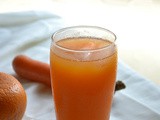 Carrot orange juice recipe - summer drinks