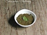 Coriander Chutney