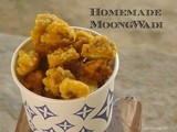 Homemade Mangodi/Moong Wadi Vegan Thursday