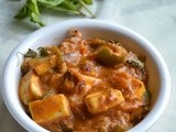 Kadai paneer masala - paneer recipes