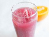 Pomegranate orange juice - summer drinks