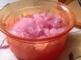 Pomegranate Rose Granita | Dessert with Fruits | Pomegranate Recipes