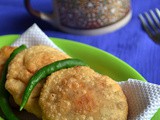 Pyaz ki kachori - onion kachori - snack recipes