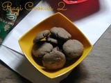 Ragi Coffee Cookies | Finger Millet Coffee Cookies