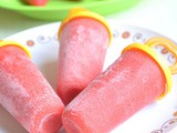 Strawberry lemonade popsicle - strawberry popsicle
