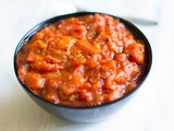 Thakkali thokku recipe - easy tomato thokku
