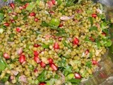 Mung Bean Salad with Prosciutto & Pomegranates