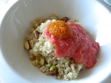 Perfect Breakfast: Sweet Bulgur with Grapefruit Pulp Frosting & Orange Blossom Water