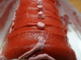 Bûche glacée framboise insert mangue