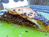 Galette des rois au chocolat et éclats de pistaches / French Chocolate King Cake with Pistachio