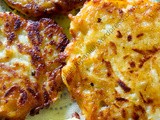 Galettes de pâtisson / Patty Pan Squash Fritters