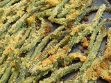 Haricots panés à l’ail et au Parmesan / Fried Garlic Parmesan Green Beans