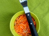 Salade de carottes et de racines de persil / Carrots and Root Parsley Salad