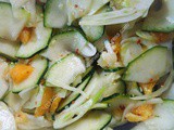 Salade de courgette et fenouil à l’orange / Courgette and Fennel with Orange Salad