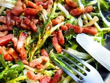 Salade de pissenlit avec sa vinaigrette au miel et à la moutarde / Dandelion Salad with its Honey and Mustard Dressing