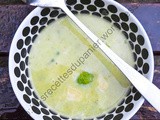 Soupe aux choux de Bruxelles et au Cheddar / Brussel Sprouts and Cheddar Soup