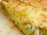 Tarte crémeuse au chou pointu et pommes de terre / Creamy Pointed Cabbage and Potato Tart
