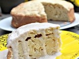 Apple Torte with Cinnamon Custard Cream