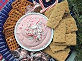 Candy Cane Kiss Marshmallow Dip