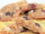 Cran-Apple, White Chocolate Chip Cookies