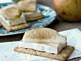 Pear and Brie Crackers
