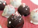 Peppermint Oreo Truffles