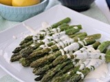 Roasted Asparagus with Lemon Aioli