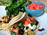 Zucchini Black Bean Tacos