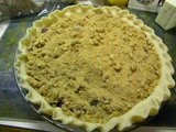 Cran-Orange Pie with  Walnut Streusel