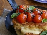 Fried caprese sandwich + antonia carluccio