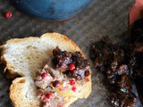 Mother-in-law’s chicken liver pâté with my bacon-onion jam