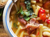 #pasta and bean soup | pasta e fagioli