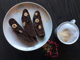 Chocolate hazelnut biscotti