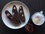 Chocolate hazelnut biscotti