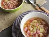 Farmers Market: Leek and Red Potato Soup;