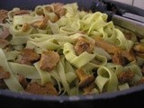 Fresh Tagliatelle with Chanterelle mushrooms