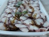 Octopus carpaccio