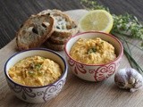 Roasted Carrot and Chickpea Hummus