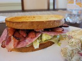 Blt with dijon dill potato salad